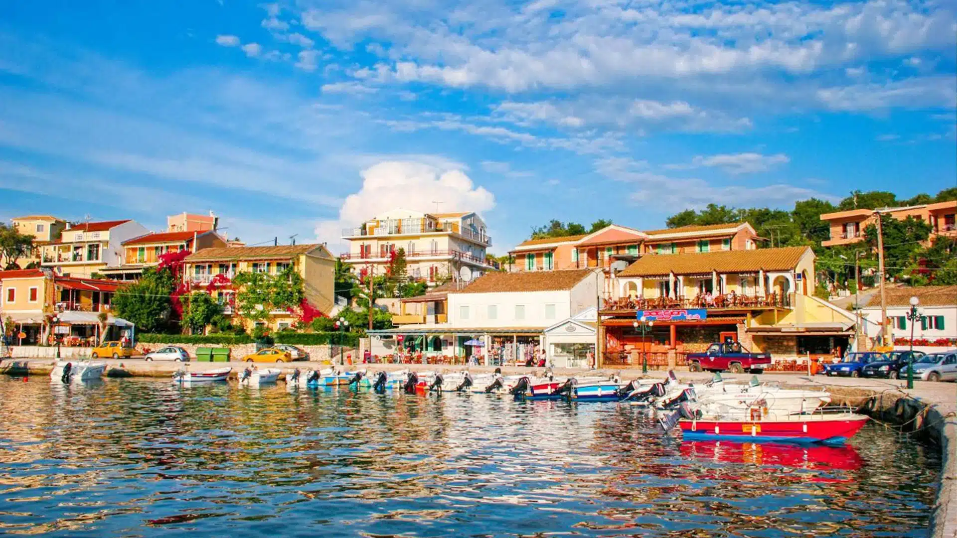 The picturesque port of Kassiopi